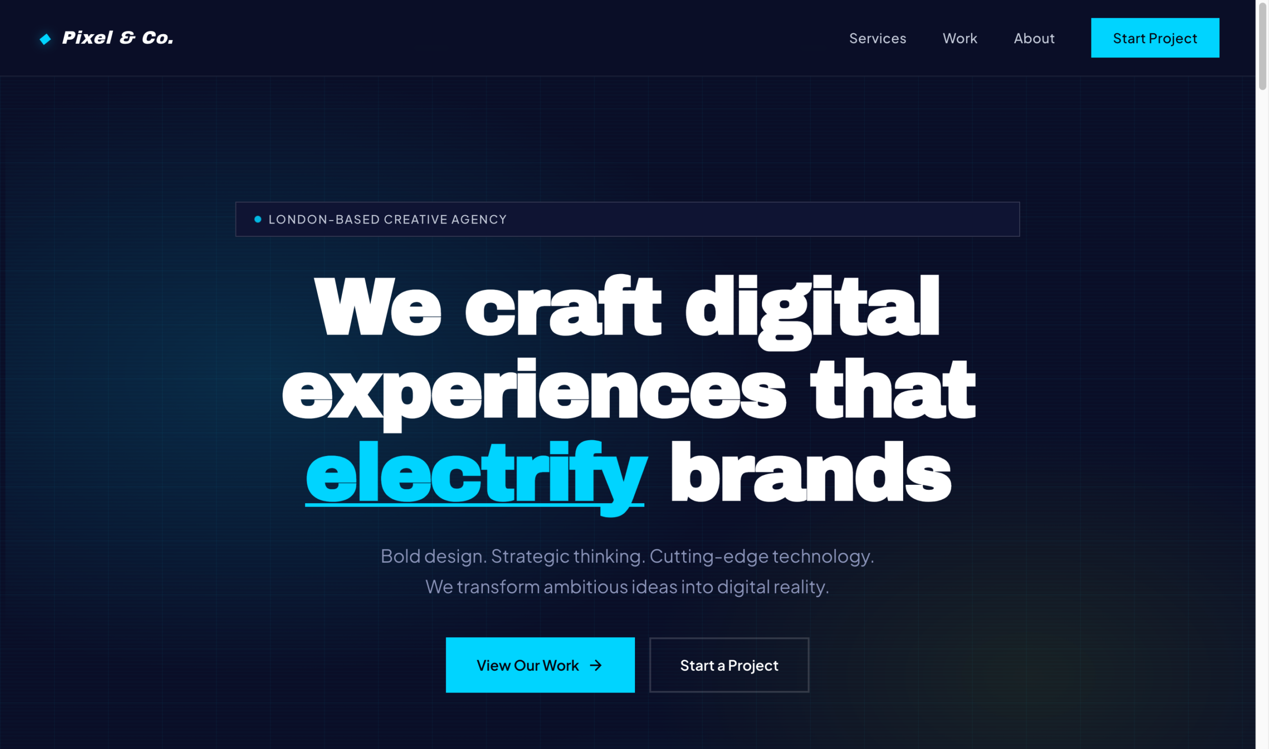 Creative Agency Demo