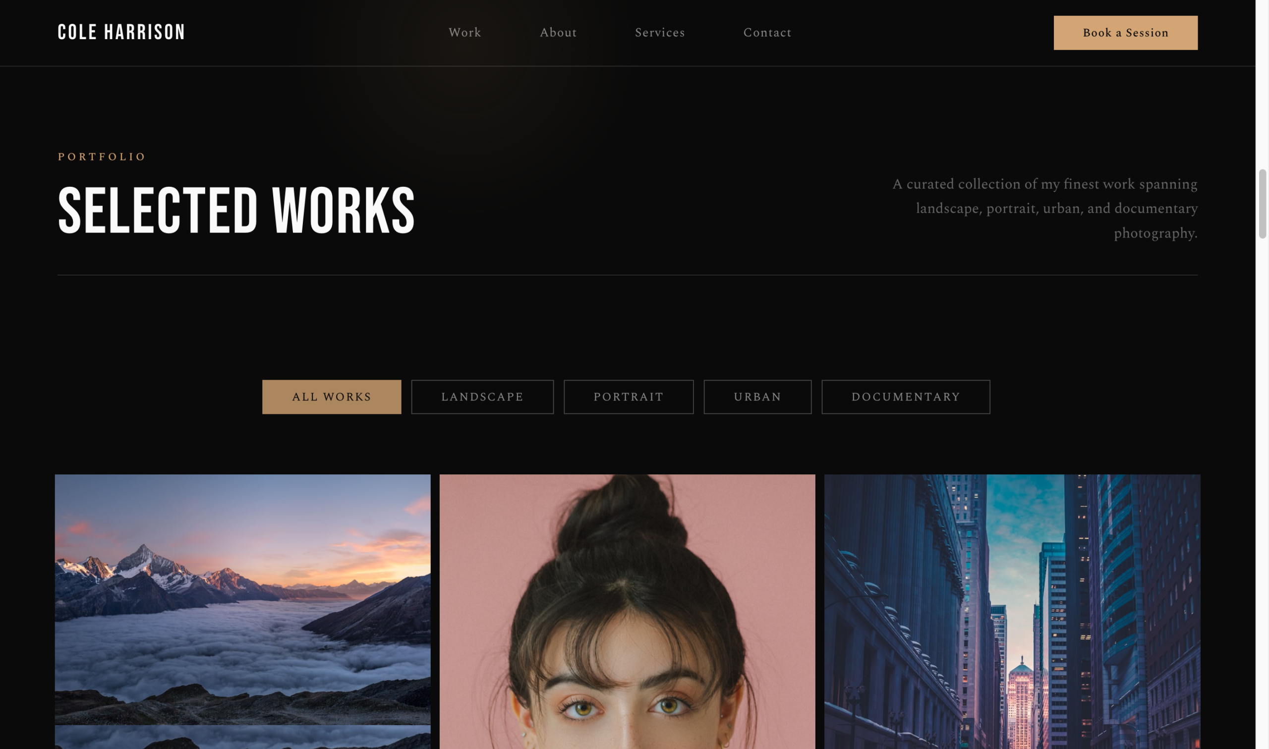 Photography Portfolio Demo